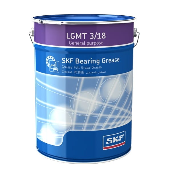SKF SKF LGMT 3/18 Industrial Universal Grease, NLGI 3, Lithium Mineral Oil - 18 kg Pail