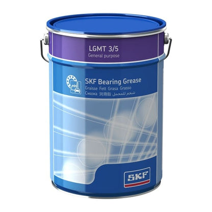 SKF SKF LGMT 3/5 Industrial Universal Grease, NLGI 3, Lithium Mineral Oil - 5 kg Can