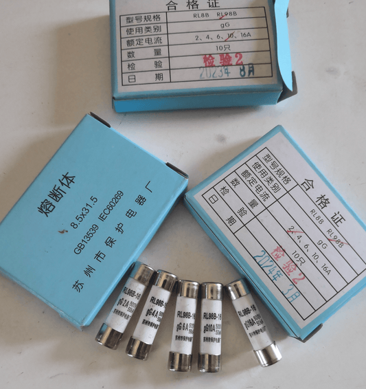 SUZHOU RL8B RL98B RL98B-16 2A 500V 8.5*34.5 Fuses  (10 Pieces)