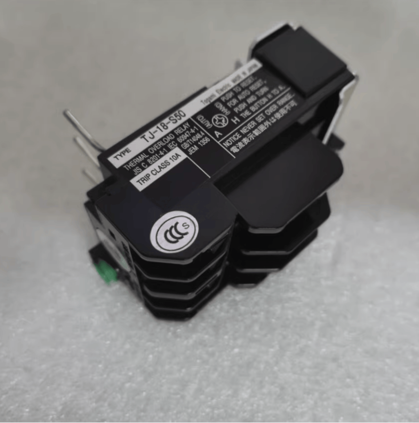 Togami Togami TJ-18 Thermal Overload Relay,  Motor Protection (3-Pack)