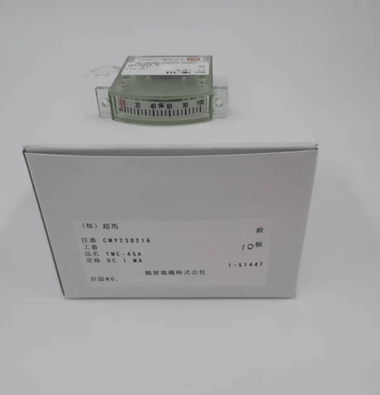 TSURUGA TSURUGA TME-45A Edgewise Shape Indicator, Analog Panel Meter