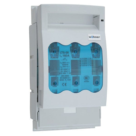 Wohner Wohner NH FUSE-SWITCH-DISCONNECTOR SIZE 00, 160 A (33200)  ( fixed installation )