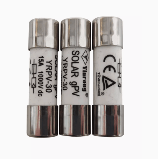 Yinrong 10A 10pcs Yinrong YRPV-30 10A DC1000V 10*38 Fuses (10 Pieces)