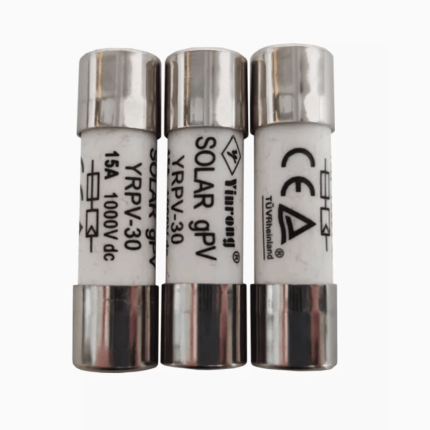 Yinrong 25A 10pcs Yinrong YRPV-30 25A DC1000V 10*38 Fuses (10 Pieces)