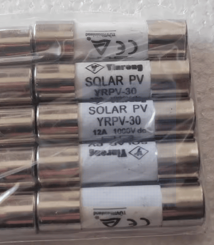 Yinrong Yinrong YRPV-30 1000VDC 30A 10*38mm Fuses (10 Pieces)