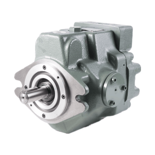YUKEN YUKEN A45-F-R-04-H-K-32393/10393 Variable Displacement Piston Pump, Pressure & Load Sensing Proportional Control, 45.0 cm³/rev, Flange Mount, Clockwise Rotation, Keyed Shaft